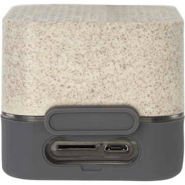 Logotrade corporate gift image of: Aira wheat straw Bluetooth® speaker