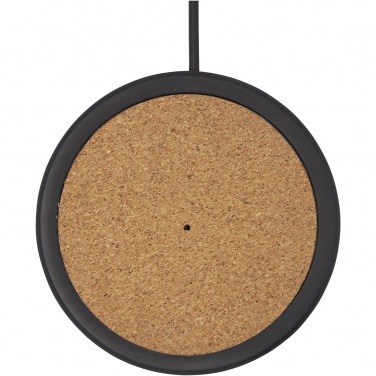 Logotrade promotional giveaway picture of: Kivi 10W limestone/cork wireless charging pad