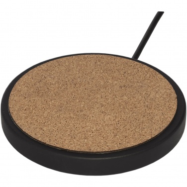 Logotrade promotional item image of: Kivi 10W limestone/cork wireless charging pad