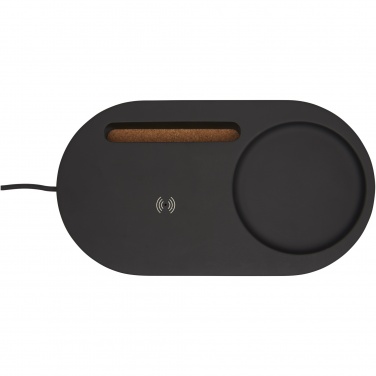 Logo trade promotional giveaway photo of: Klip 5W wireless charging desk organizer