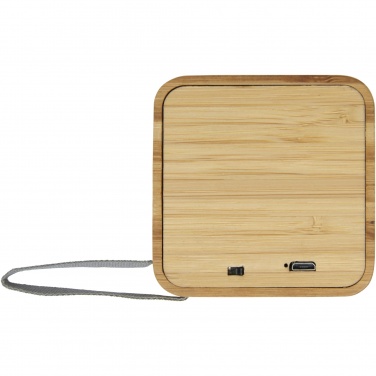 Logo trade business gift photo of: Arcana bamboo Bluetooth® speaker
