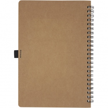 Logotrade promotional gifts photo of: Cobble A5 wire-o recycled cardboard notebook with stone paper