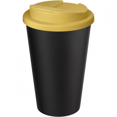 Logo trade business gift photo of: Americano® Eco 350 ml recycled tumbler with spill-proof lid