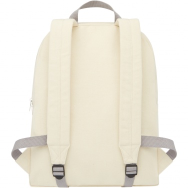 Logotrade promotional merchandise picture of: Pheebs 450 g/m² recycled cotton and polyester backpack 10L