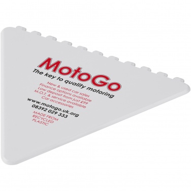 Logo trade corporate gifts picture of: Frosty triangular recycled plastic ice scraper