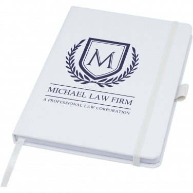 Logotrade promotional item image of: Honua A5 recycled paper notebook with recycled PET cover