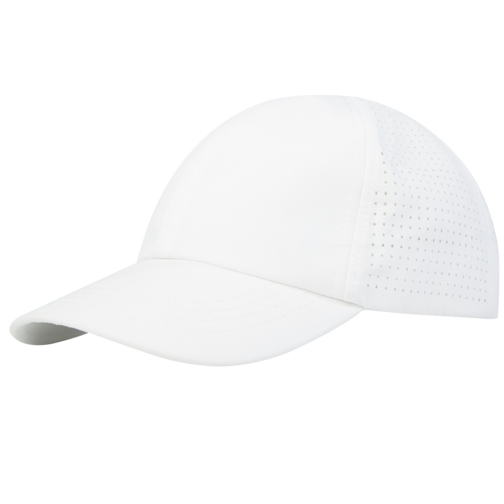Logo trade promotional items picture of: Mica 6 panel GRS recycled cool fit cap