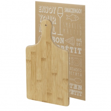 Logo trade advertising products image of: Quimet bamboo cutting board