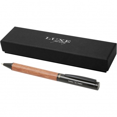 Logo trade corporate gifts image of: Timbre wood ballpoint pen