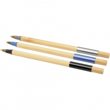 Logo trade corporate gift photo of: Kerf 3-piece bamboo pen set
