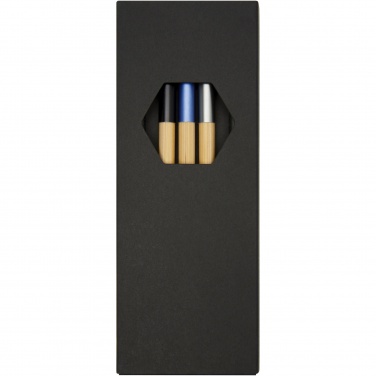 Logo trade promotional gifts picture of: Kerf 3-piece bamboo pen set
