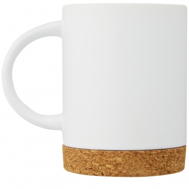 Logo trade advertising products image of: Neiva 425 ml ceramic mug with cork base