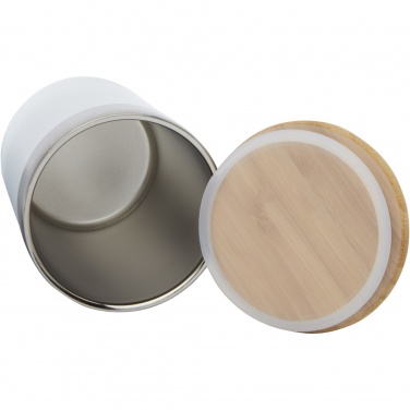 Logotrade promotional merchandise picture of: Lagan 300 ml stainless steel tumbler with bamboo lid