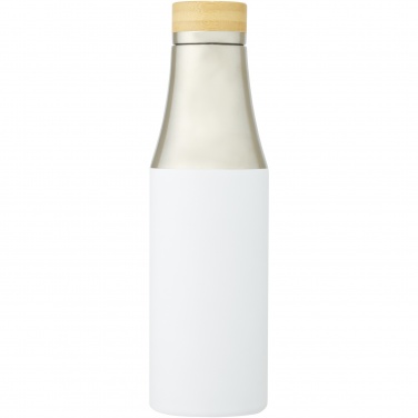 Logotrade promotional item picture of: Hulan 540 ml copper vacuum insulated stainless steel bottle with bamboo lid