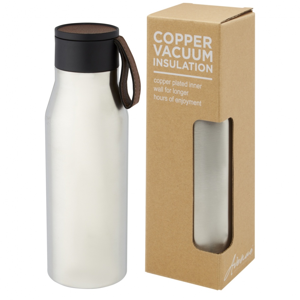 Logo trade business gifts image of: Ljungan 500 ml copper vacuum insulated stainless steel bottle
