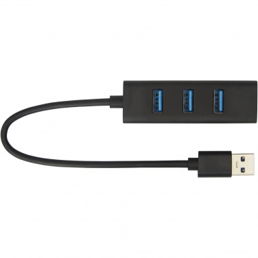 Logo trade promotional gifts image of: ADAPT aluminum USB 3.0 hub