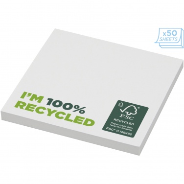 Logo trade business gifts image of: Sticky-Mate® recycled sticky notes 75 x 75 mm