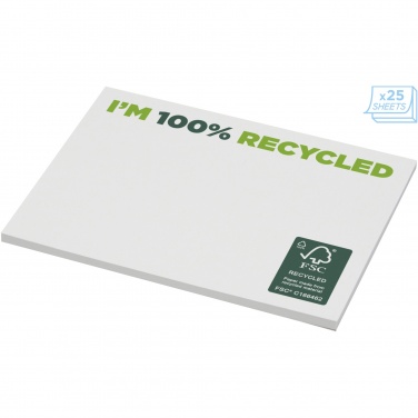 Logo trade promotional products image of: Sticky-Mate® recycled sticky notes 100x75 mm