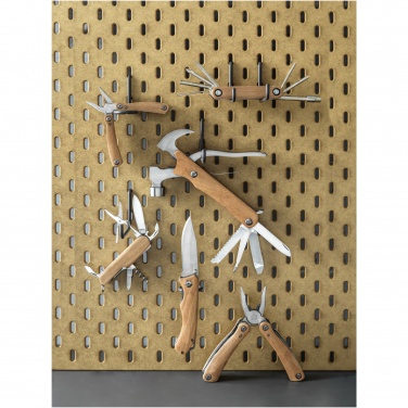 Logotrade promotional items photo of: Anderson 12-function medium wooden multi-tool