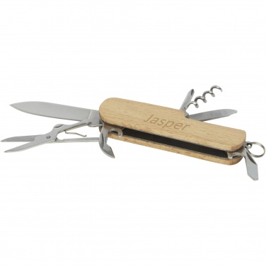 Logotrade promotional item picture of: Richard 7-function wooden pocket knife