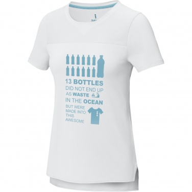 Logo trade promotional gift photo of: Borax short sleeve women's GRS recycled cool fit t-shirt