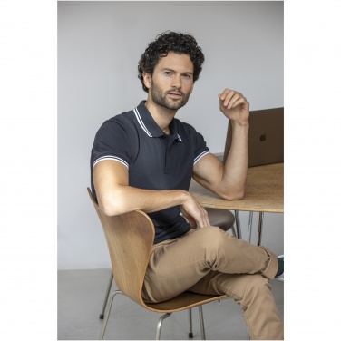 Logotrade promotional product image of: Amarago short sleeve men's tipping polo