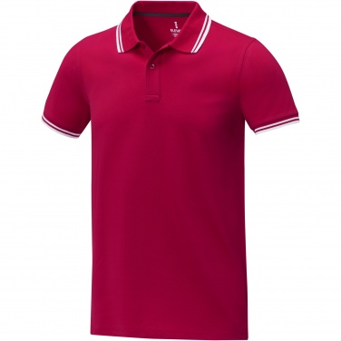 Logotrade promotional gift image of: Amarago short sleeve men's tipping polo