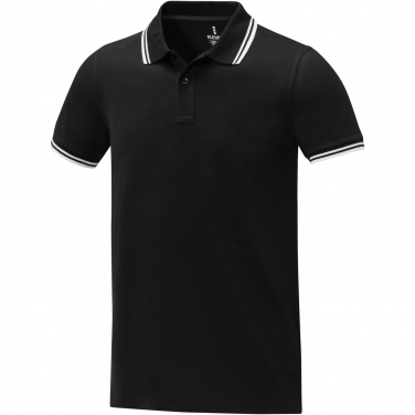 Logo trade advertising products image of: Amarago short sleeve men's tipping polo