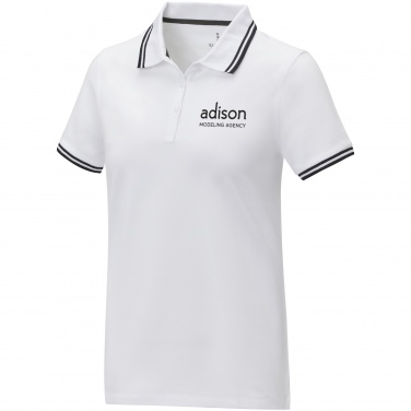 Logotrade promotional product picture of: Amarago short sleeve women's tipping polo