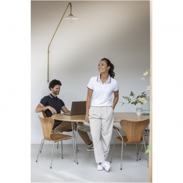Logo trade promotional products image of: Amarago short sleeve women's tipping polo