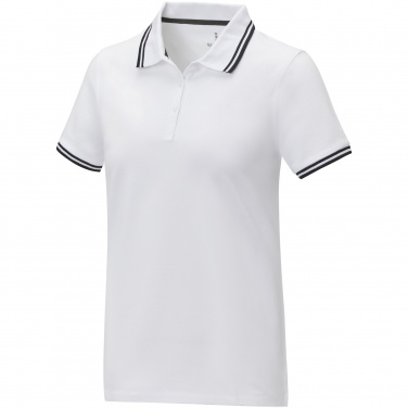 Logotrade promotional product picture of: Amarago short sleeve women's tipping polo