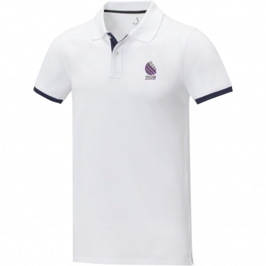 Logo trade promotional merchandise image of: Morgan short sleeve men's duotone polo