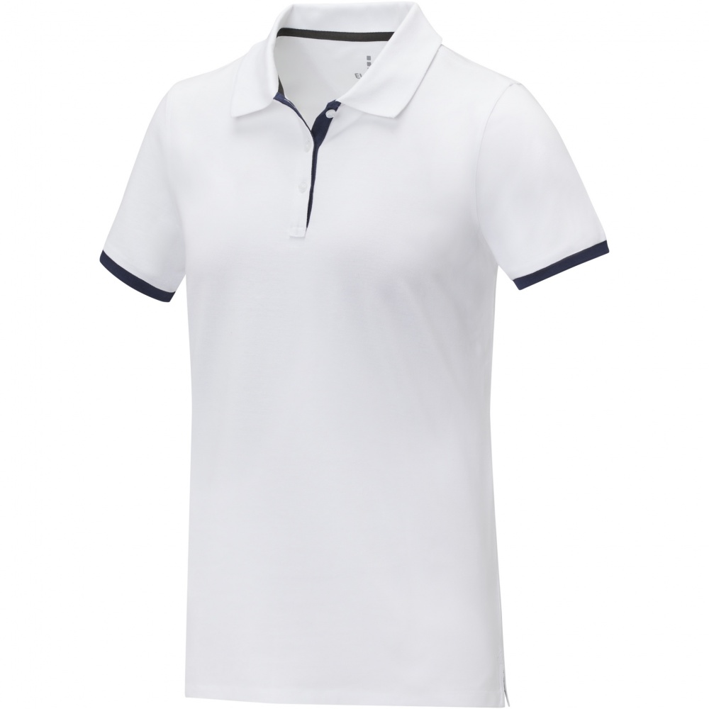 Logo trade promotional items picture of: Morgan short sleeve women's duotone polo