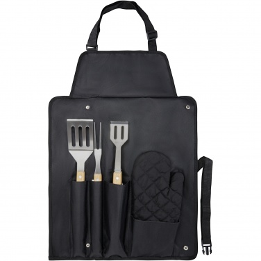 Logotrade promotional giveaways photo of: Gril 3-piece BBQ tools set and glove 