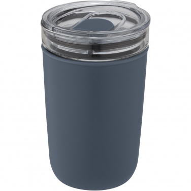 Logo trade promotional giveaways image of: Bello 420 ml glass tumbler with recycled plastic outer wall
