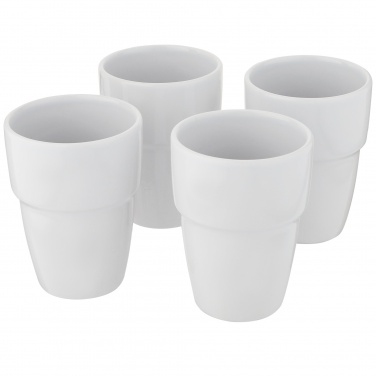 Logo trade promotional product photo of: Staki 4-piece 280 ml stackable mug gift set