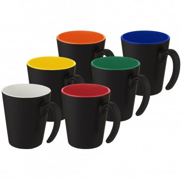 Logo trade promotional merchandise photo of: Oli 360 ml ceramic mug with handle