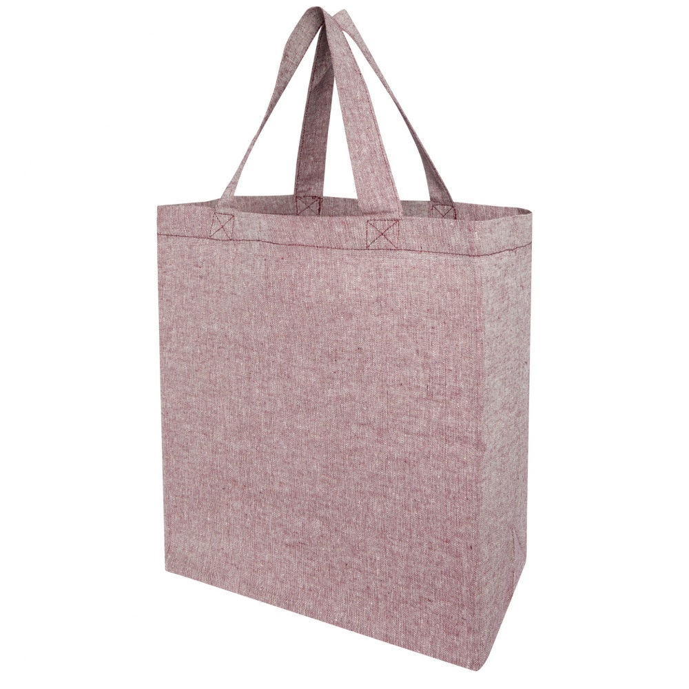 Logotrade business gift image of: Pheebs 150 g/m² recycled gusset tote bag 13L