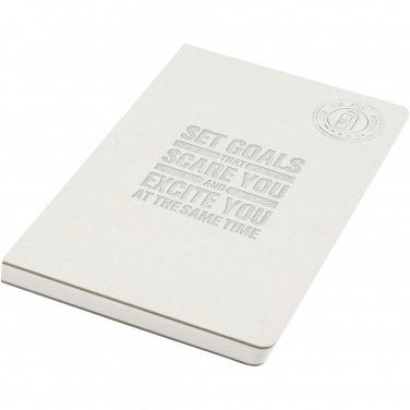 Logo trade promotional item photo of: Dairy Dream A5 size reference recycled milk cartons spineless notebook