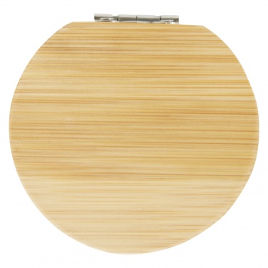 Logotrade corporate gift image of: Afrodit bamboo pocket mirror