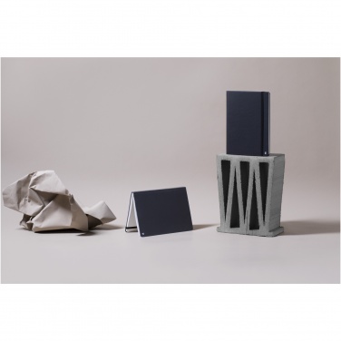 Logo trade promotional merchandise photo of: Karst® A5 stone paper hardcover notebook - lined