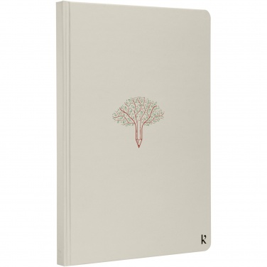 Logo trade advertising products image of: Karst® A5 stone paper hardcover notebook - lined