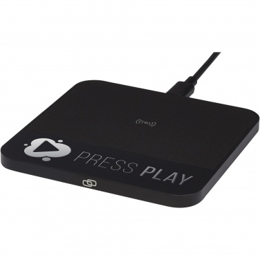 Logo trade advertising products picture of: Hybrid 15W premium wireless charging pad