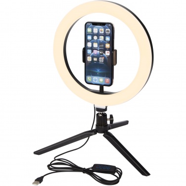Logotrade business gifts photo of: Studio ring light for selfies and vlogging with phone holder and tripod