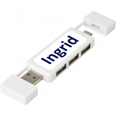 Logo trade promotional gifts image of: Mulan dual USB 2.0 hub