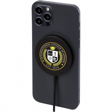 Logo trade promotional merchandise image of: Magclick 15W aluminium wireless charger