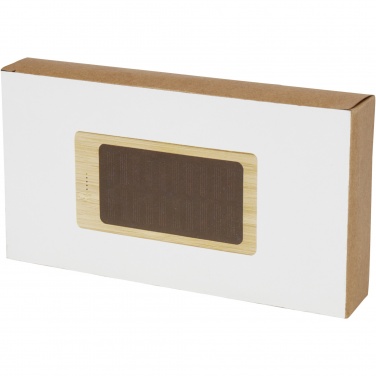 Logotrade promotional giveaway picture of: Alata 8000 mAh bamboo solar power bank