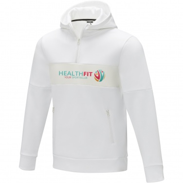 Logo trade promotional merchandise photo of: Sayan men's half zip anorak hooded sweater