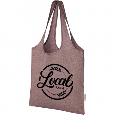 Logo trade corporate gift photo of: Pheebs 150 g/m² recycled cotton trendy tote bag 7L