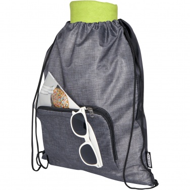 Logotrade corporate gifts photo of: Ash recycled foldable drawstring bag 7L